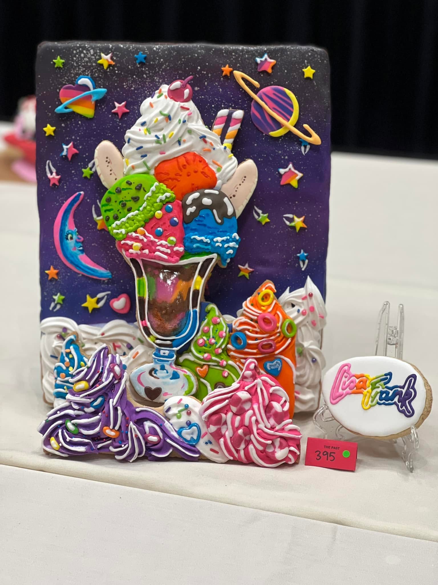 Colorful fantasy character cookie set
